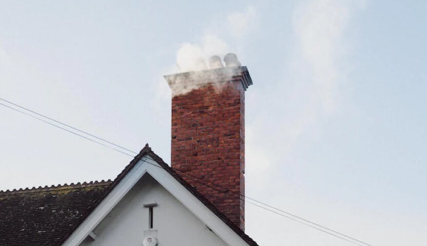 Garfield NJ well-maintained chimney and gutter system